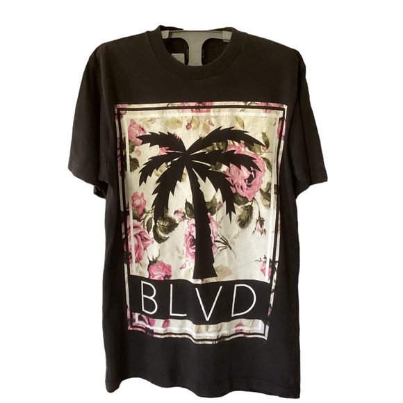 BLVD Supply Graphic Palm Tree Tee Size L - Picture 1 of 3